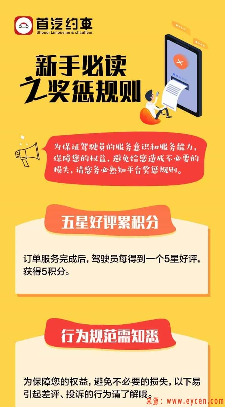 首汽约车新手必读之奖惩规则-网约车营地 | 网约车司机自已的交流平台